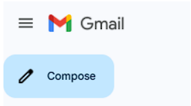 Email application compose view
